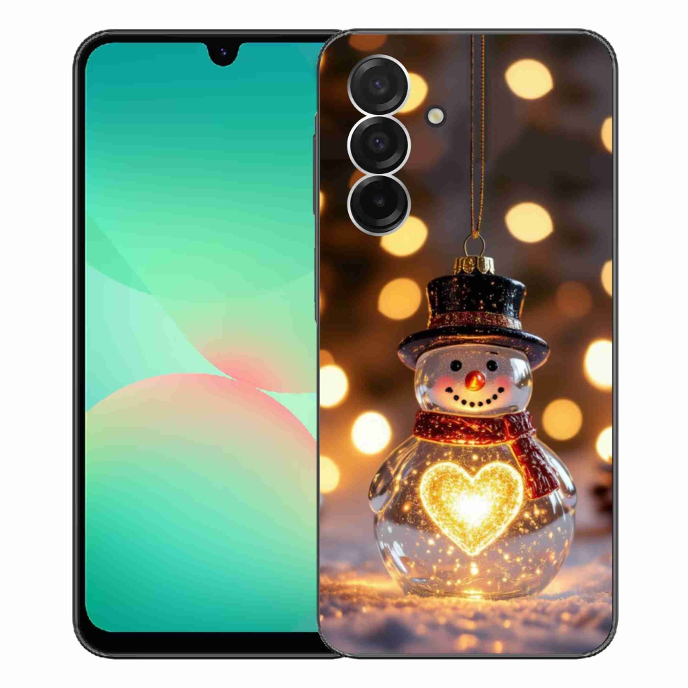 Gél borítás mmCase Samsung Galaxy A26 5G - karácsonyi hóemberhez