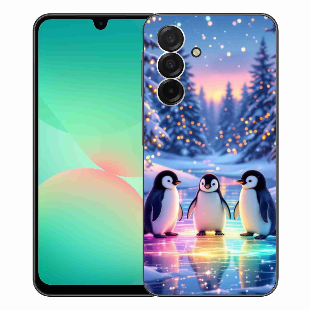 Gél borítás mmCase Samsung Galaxy A26 5G - pingvinekhez