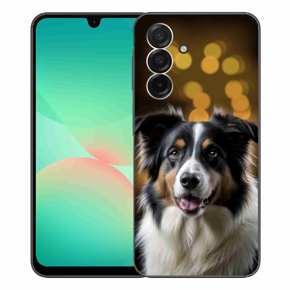 Gél borítás mmCase Samsung Galaxy A26 5G - mosolygós ausztrál juhászkutya számára