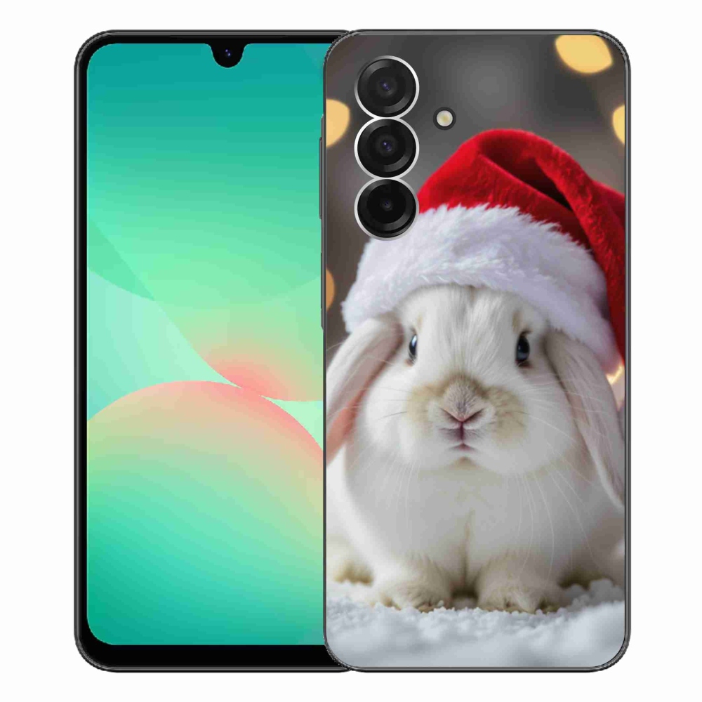 Gél borítás mmCase Samsung Galaxy A26 5G - Karácsonyi nyúl