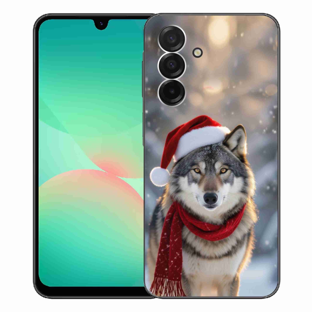 Gél borítás mmCase Samsung Galaxy A26 5G - Karácsonyi farkas
