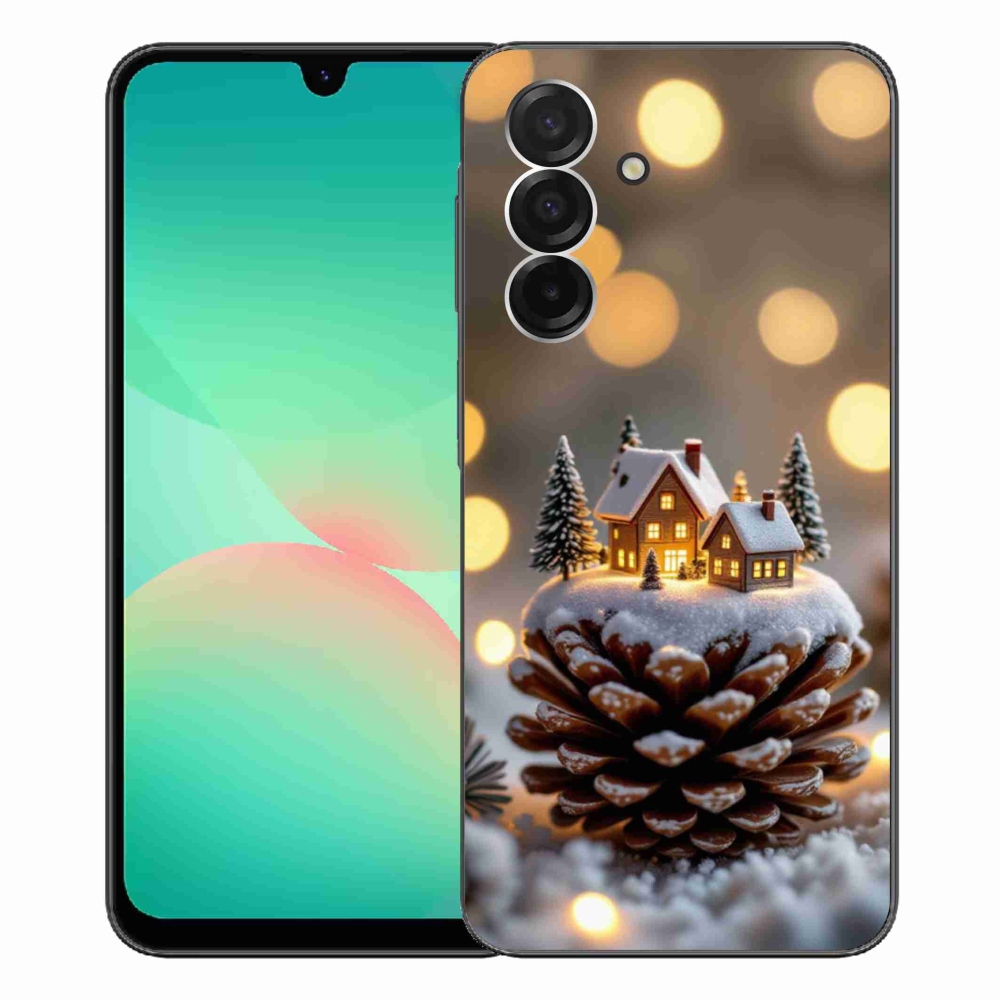 Gél borítás mmCase Samsung Galaxy A26 5G - téli falu