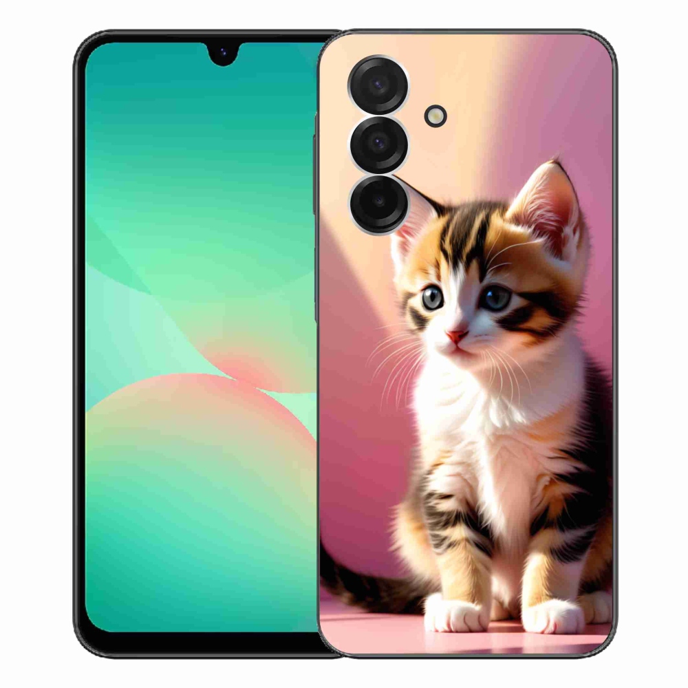 Gél borítás mmCase Samsung Galaxy A26 5G - kíváncsi cica 2