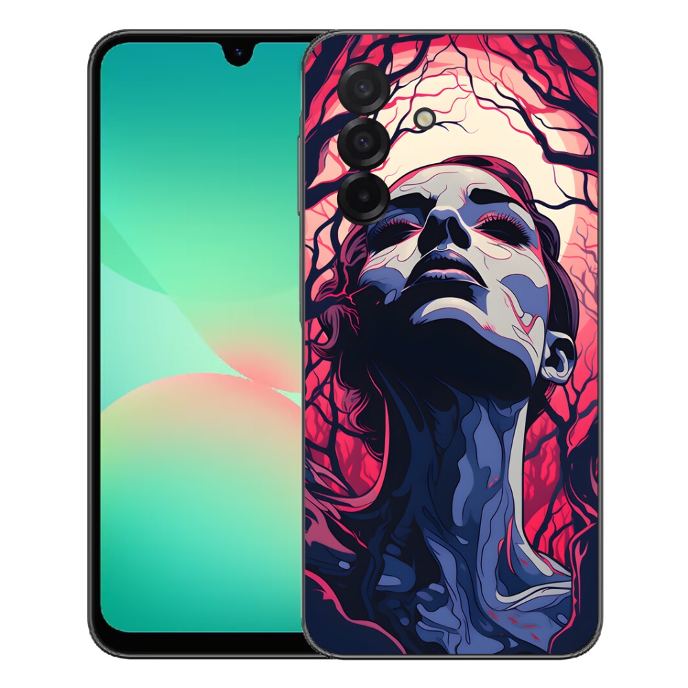 mmCase gél tok a Samsung Galaxy A27 5G-hez – absztrakt arc