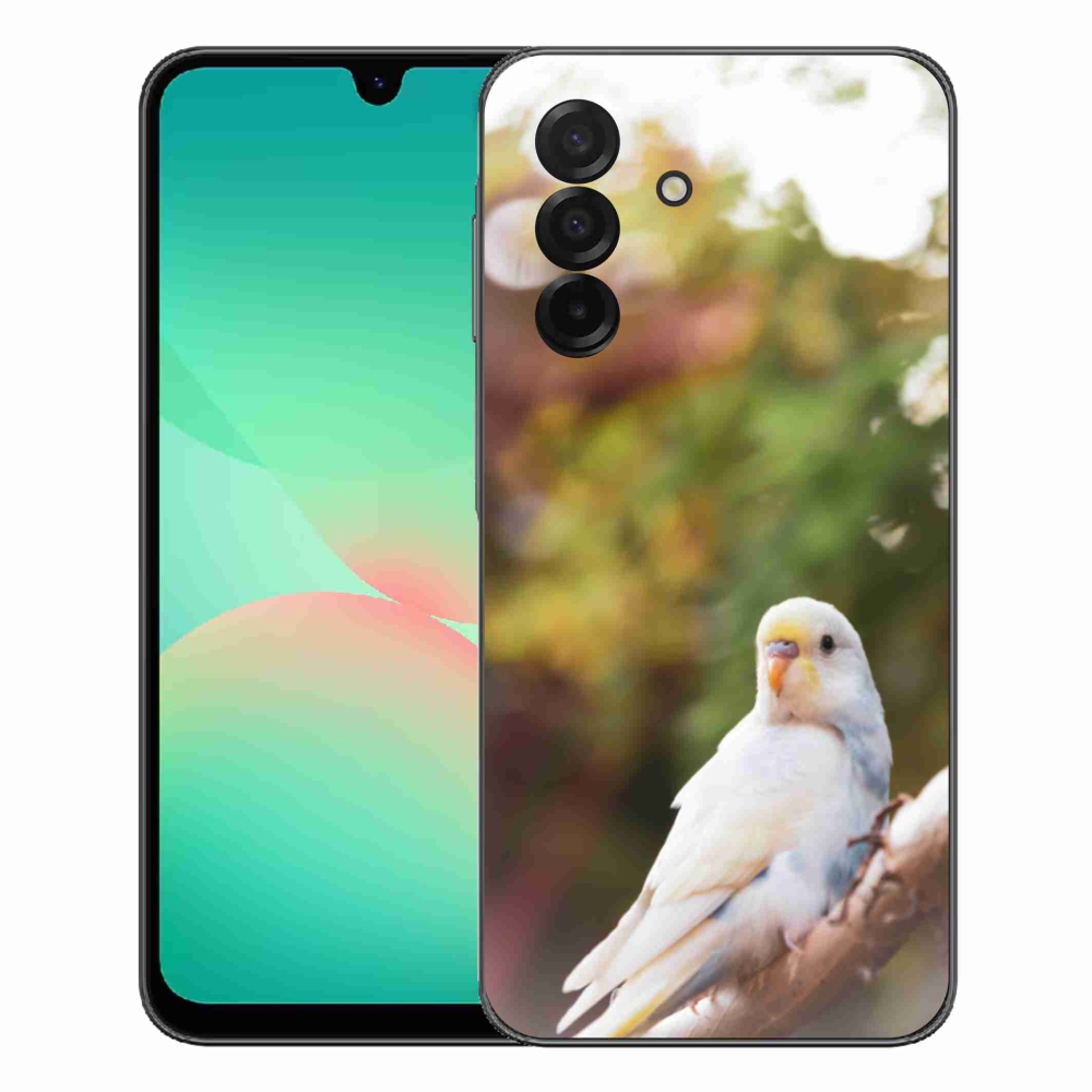 mmCase gél tok a Samsung Galaxy A27 5G-hez – fehér papagáj