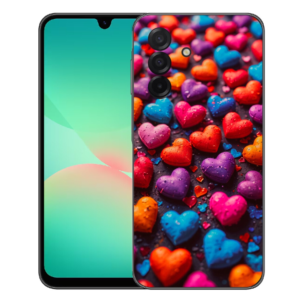 mmCase gél tok a Samsung Galaxy A27 5G-hez – színes szívek