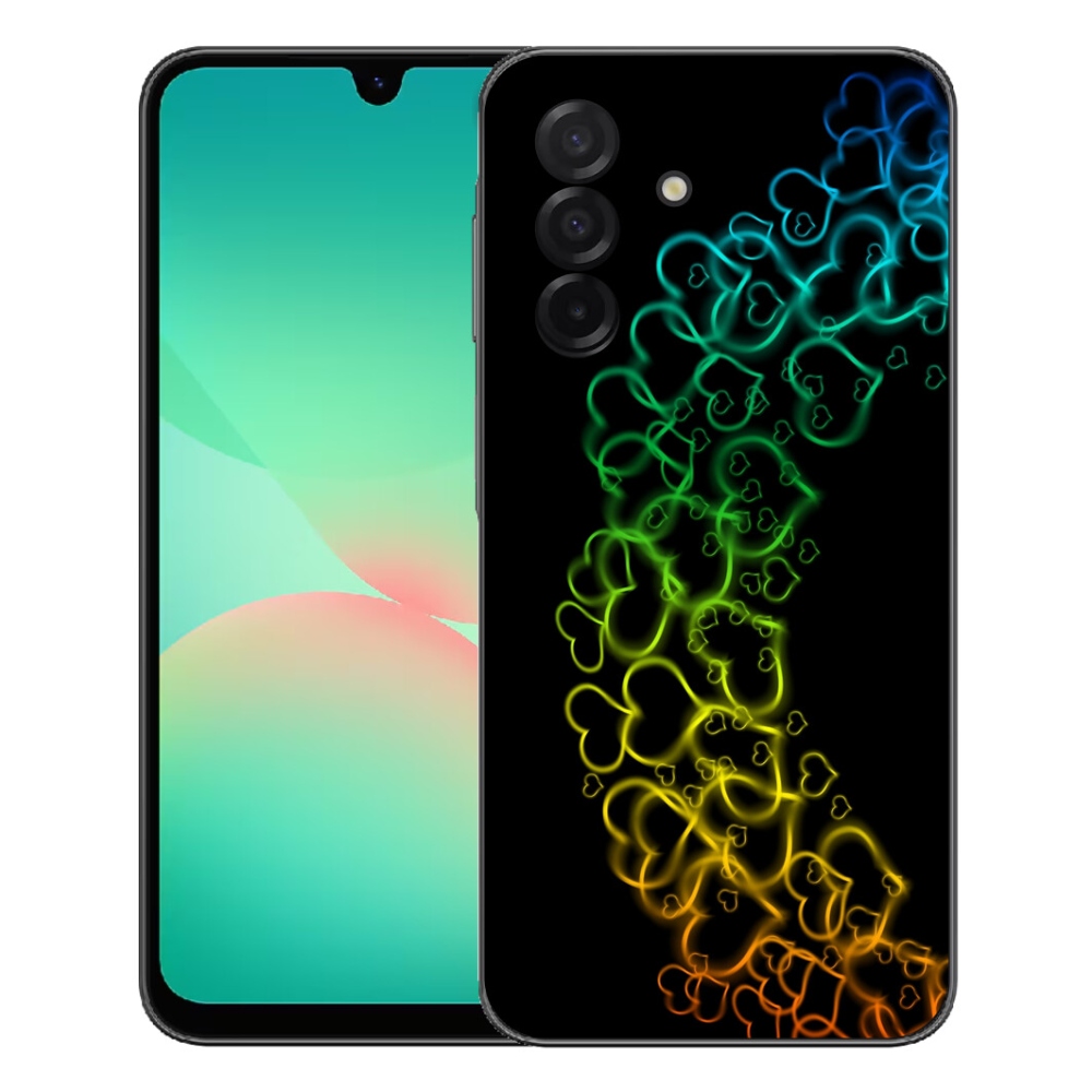 Zselés borítás mmCase Samsung Galaxy A27 5G - színes szívek