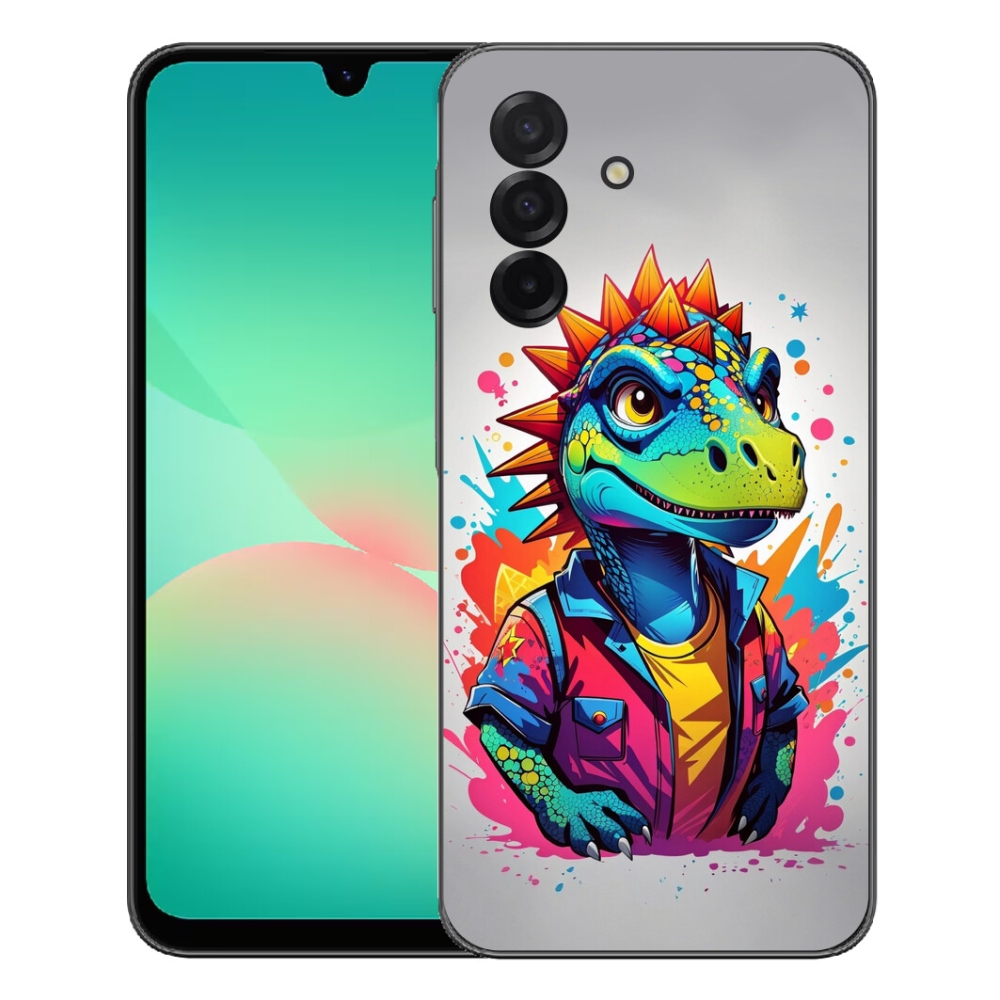 mmCase gél tok a Samsung Galaxy A27 5G-hez – színes dinoszaurusz