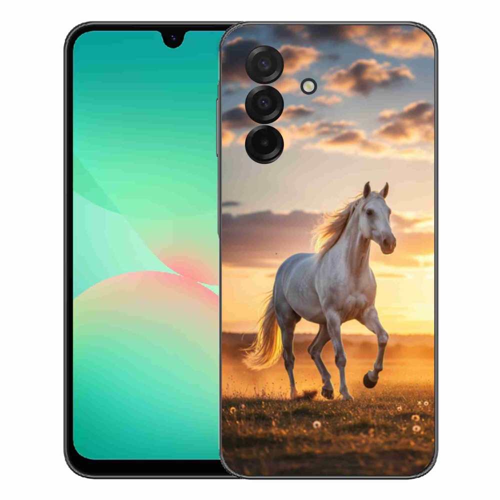 mmCase gél tok a Samsung Galaxy A27 5G-hez – Futó fehér ló 2