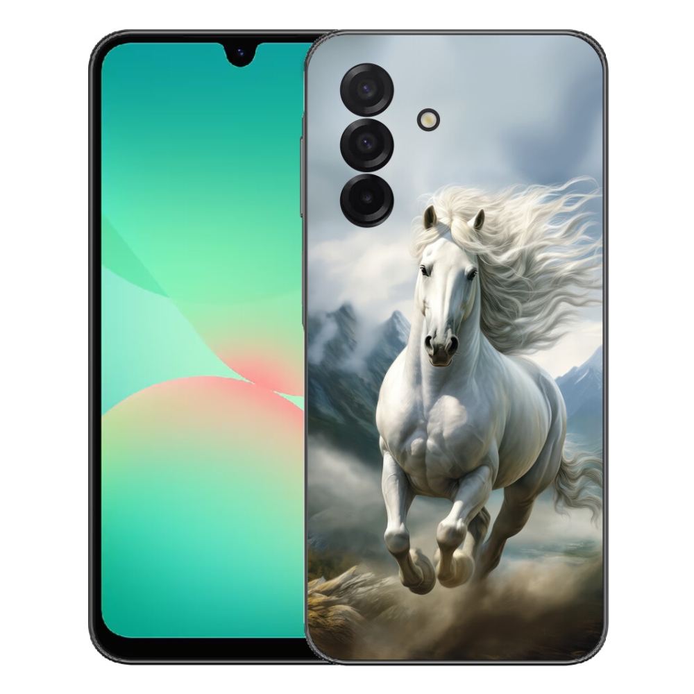 mmCase gél tok a Samsung Galaxy A27 5G-hez – futó fehér ló 3