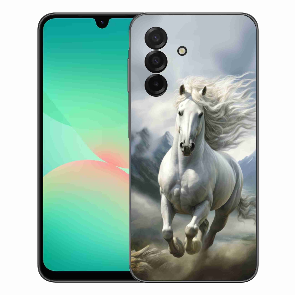 mmCase gél tok a Samsung Galaxy A27 5G-hez – futó fehér ló 3