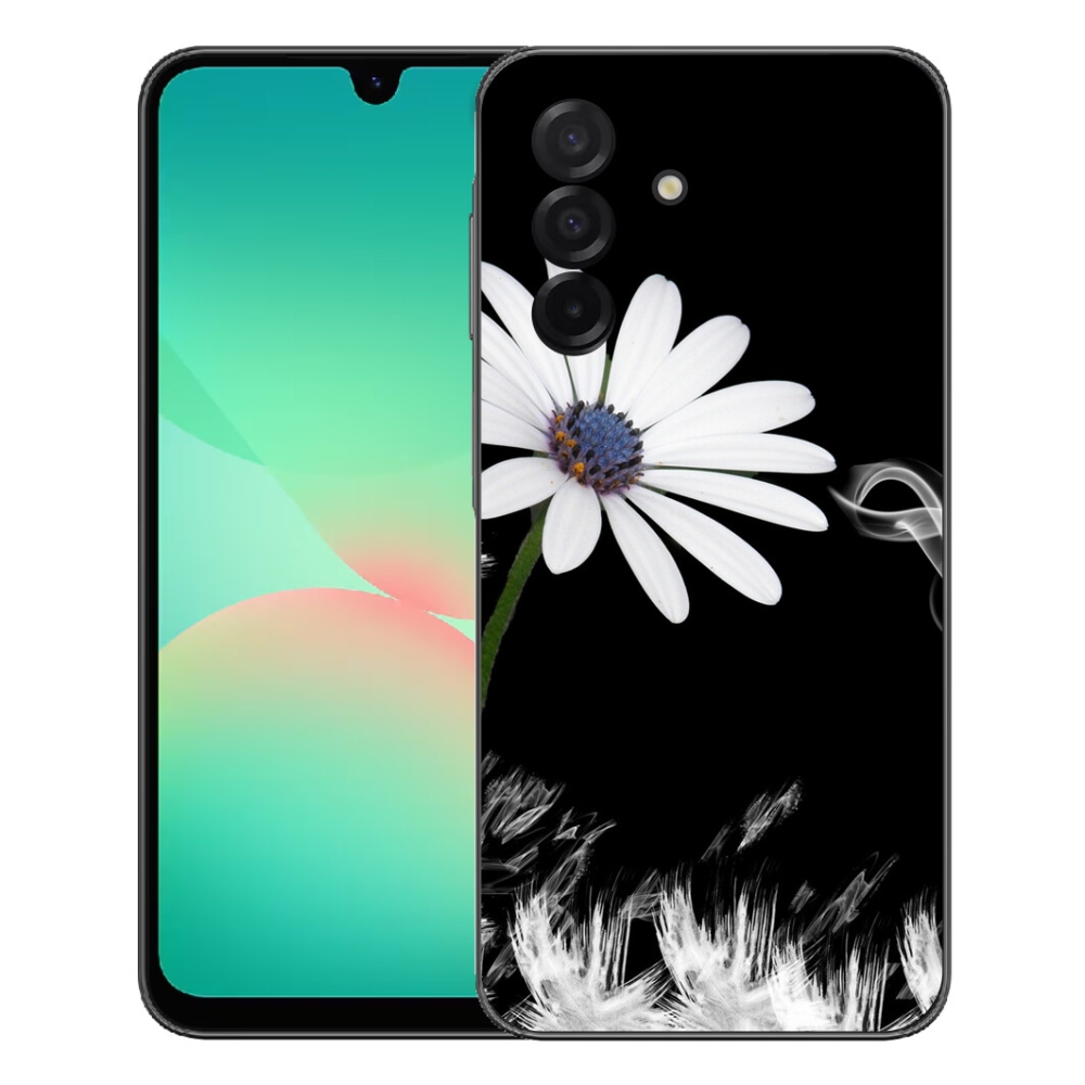 Gél védőhuzat mmCase Samsung Galaxy A27 5G - fehér virág