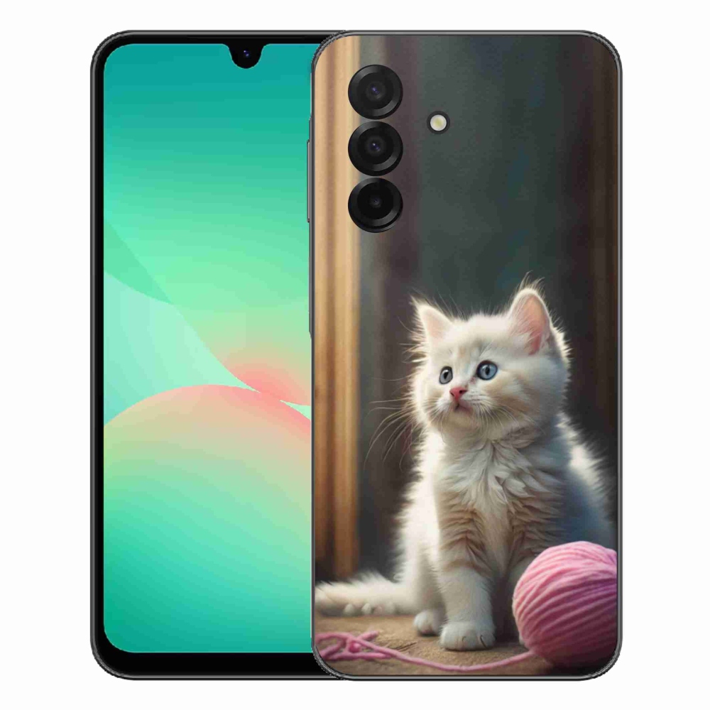 mmCase gél tok a Samsung Galaxy A27 5G-hez – fehér cica 2