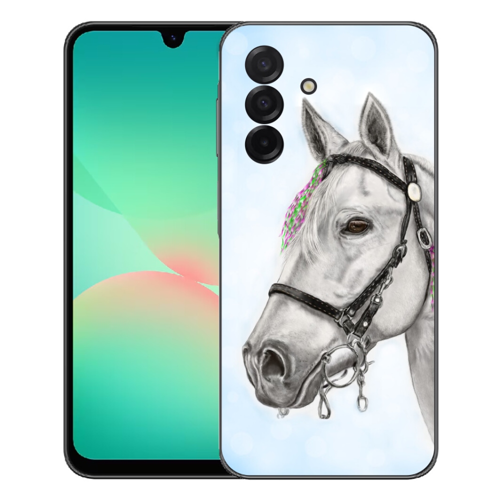 mmCase gél tok a Samsung Galaxy A27 5G-hez – fehér ló 1