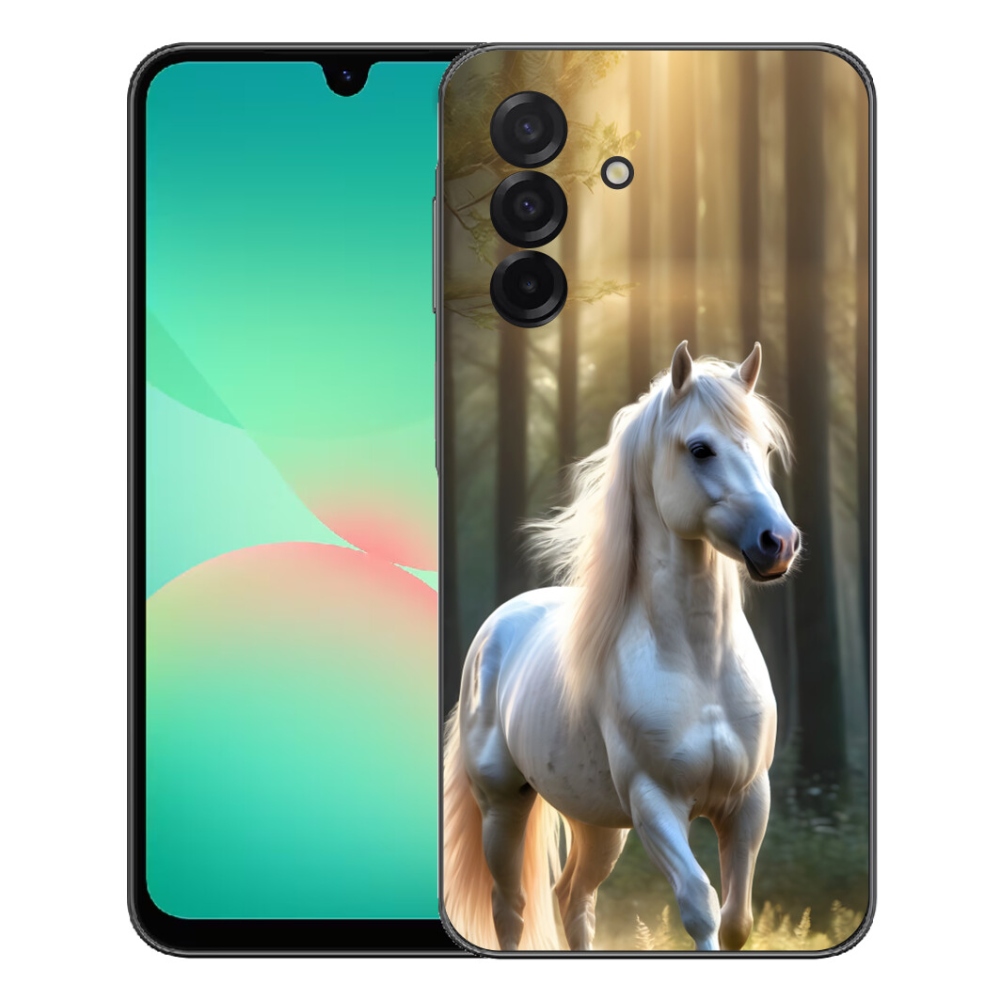 mmCase gél tok a Samsung Galaxy A27 5G-hez – fehér ló 3