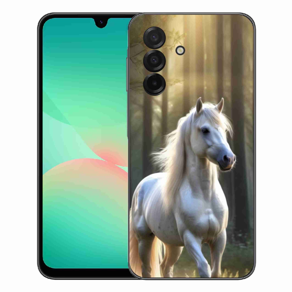 mmCase gél tok a Samsung Galaxy A27 5G-hez – fehér ló 3