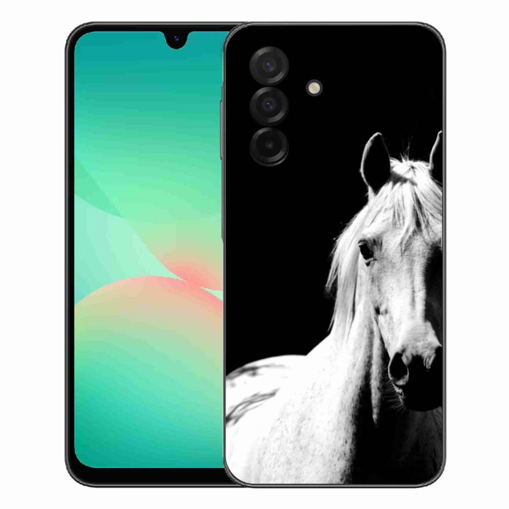 mmCase gél tok a Samsung Galaxy A27 5G-hez – fehér ló 5