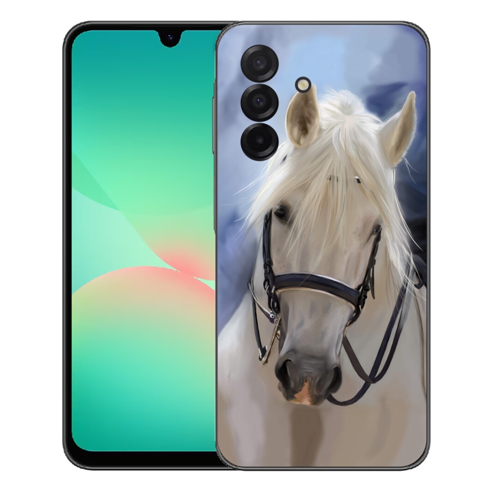 mmCase gél tok a Samsung Galaxy A27 5G-hez – fehér ló