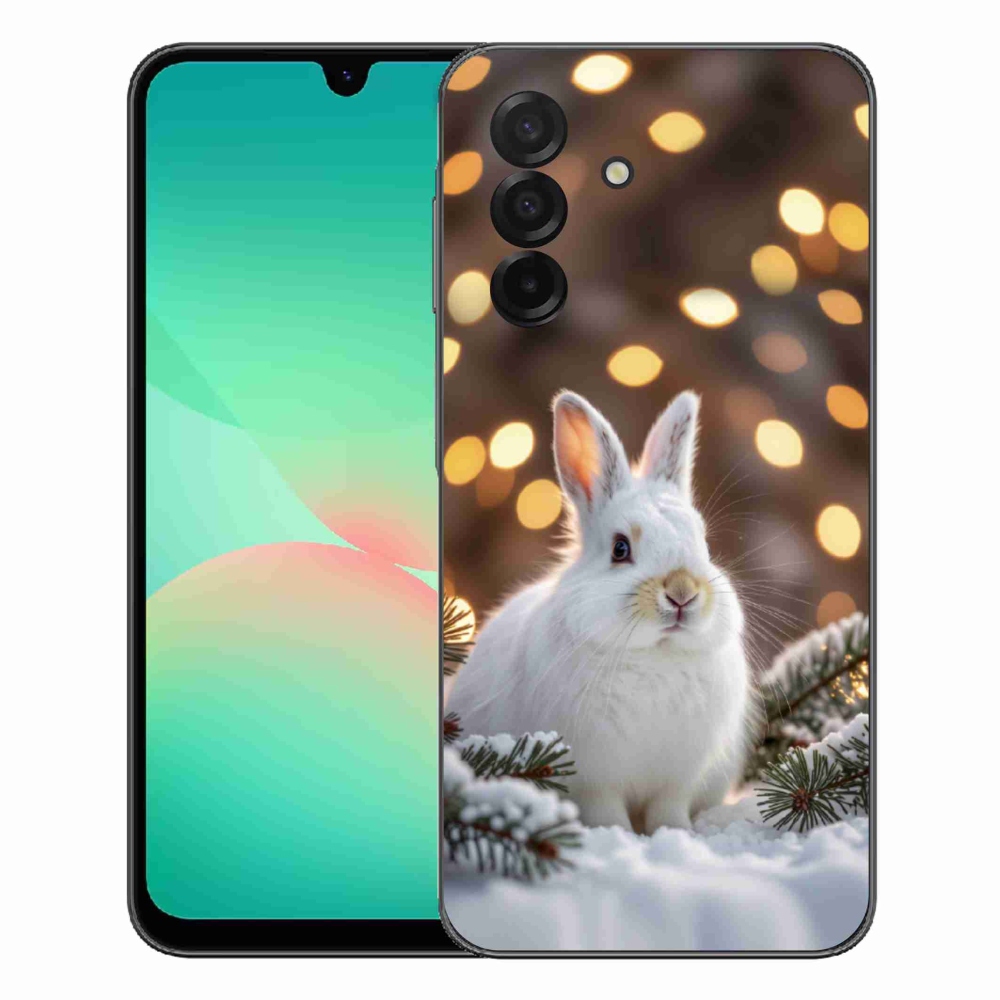 mmCase gél tok a Samsung Galaxy A27 5G-hez – fehér nyuszi