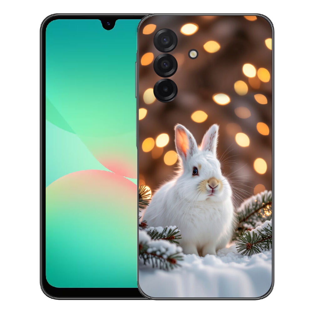 mmCase gél tok a Samsung Galaxy A27 5G-hez – fehér nyuszi