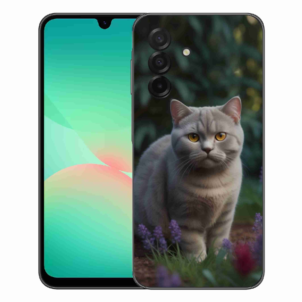 mmCase gél tok a Samsung Galaxy A27 5G-hez – brit macska