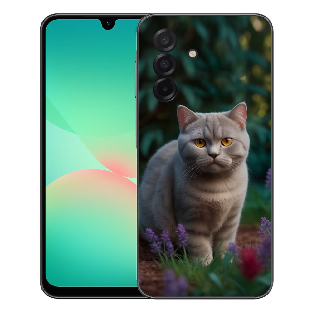 mmCase gél tok a Samsung Galaxy A27 5G-hez – brit macska