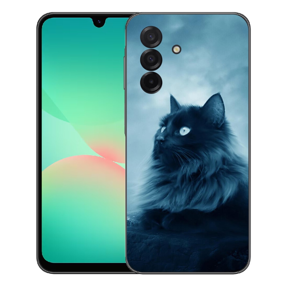 Gél védőhuzat mmCase Samsung Galaxy A27 5G - fekete cat 1