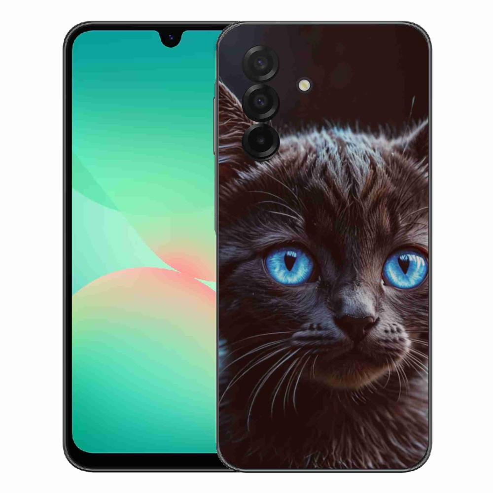 mmCase gél tok a Samsung Galaxy A27 5G-hez – fekete cica 2