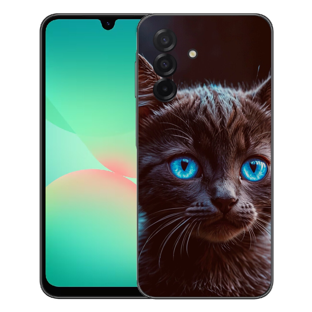 mmCase gél tok a Samsung Galaxy A27 5G-hez – fekete cica 2