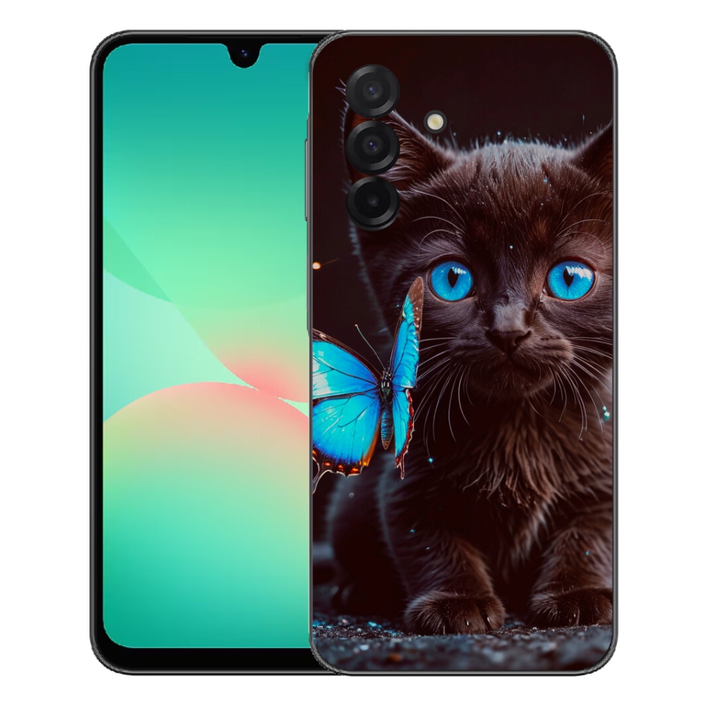mmCase gél tok a Samsung Galaxy A27 5G-hez – fekete cica 3