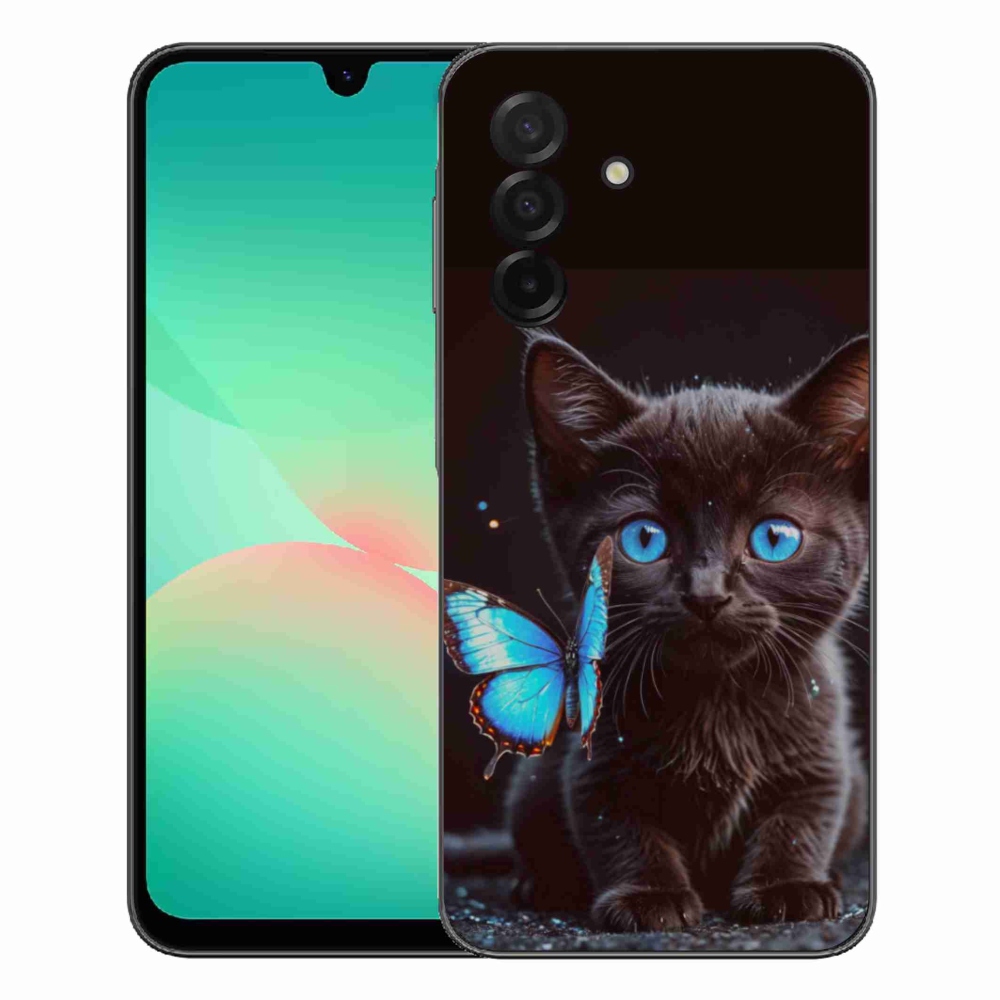 mmCase gél tok a Samsung Galaxy A27 5G-hez – fekete cica 3
