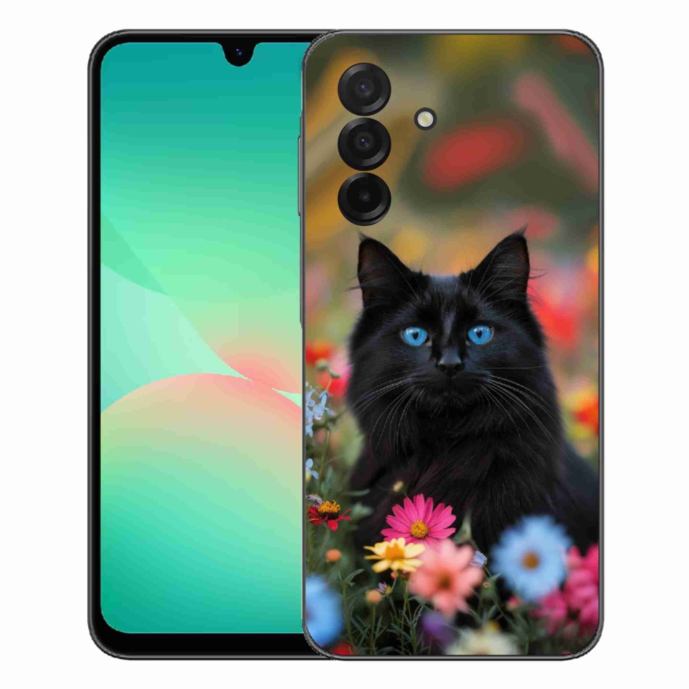 mmCase gél tok a Samsung Galaxy A27 5G-hez – fekete cica 4