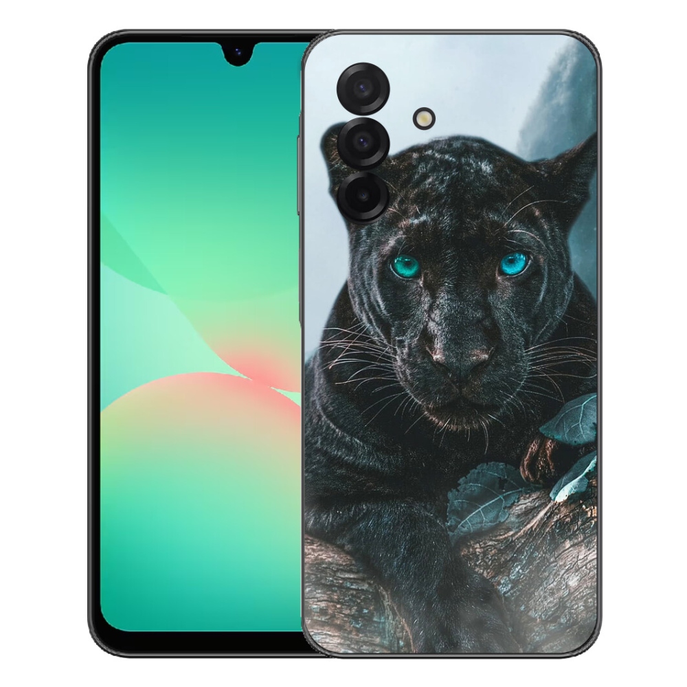 Zselés borítás mmCase Samsung Galaxy A27 5G - fekete párduc