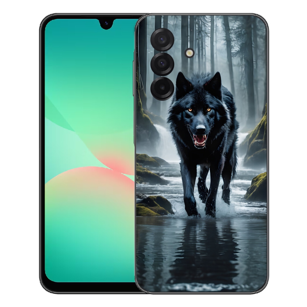 mmCase gél tok a Samsung Galaxy A27 5G-hez – fekete farkas