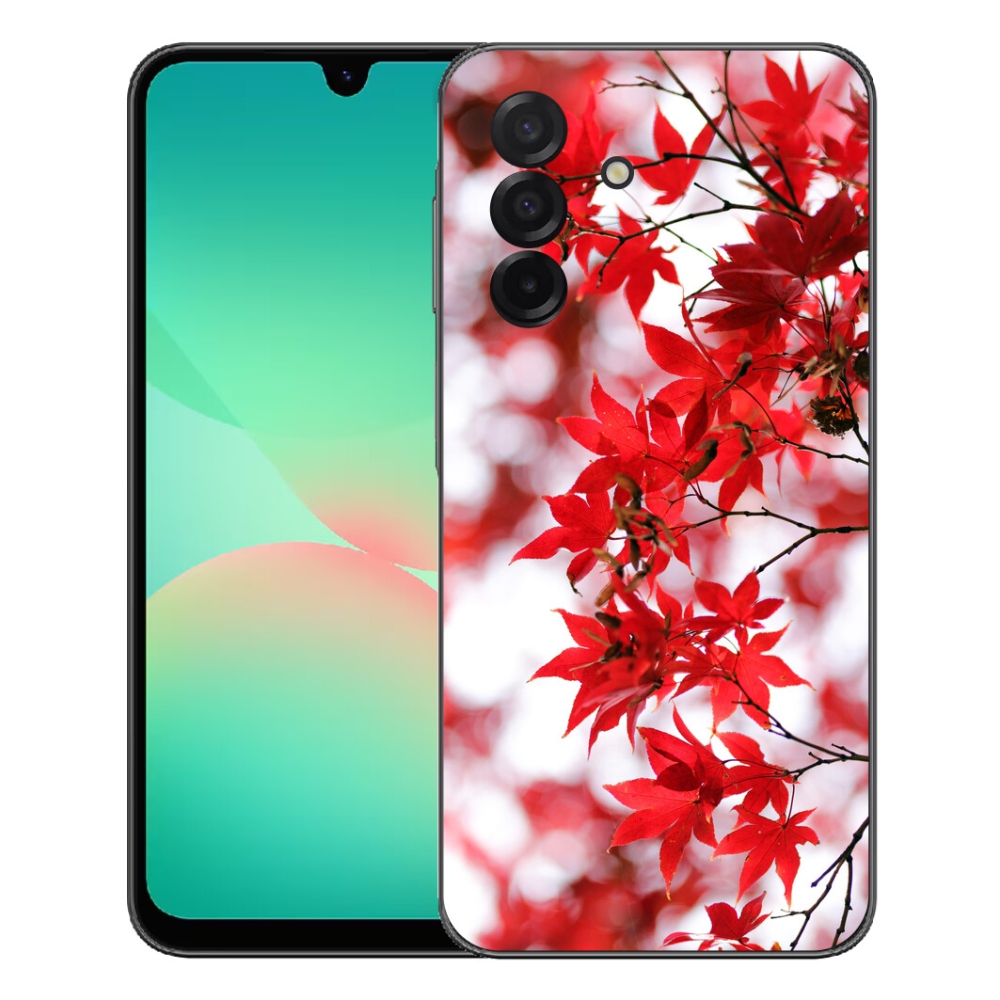 mmCase gél tok a Samsung Galaxy A27 5G-hez – vörös levelek