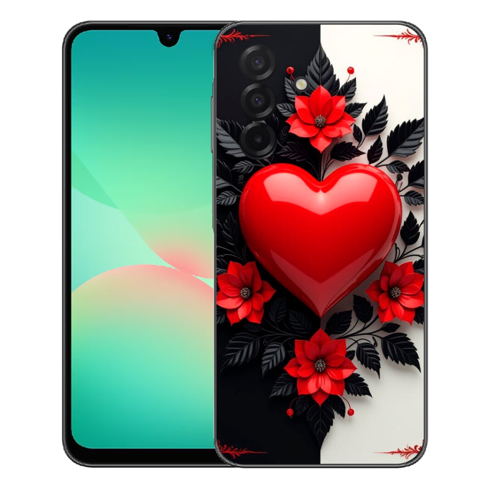 mmCase géltok a Samsung Galaxy A27 5G-hez – piros szív
