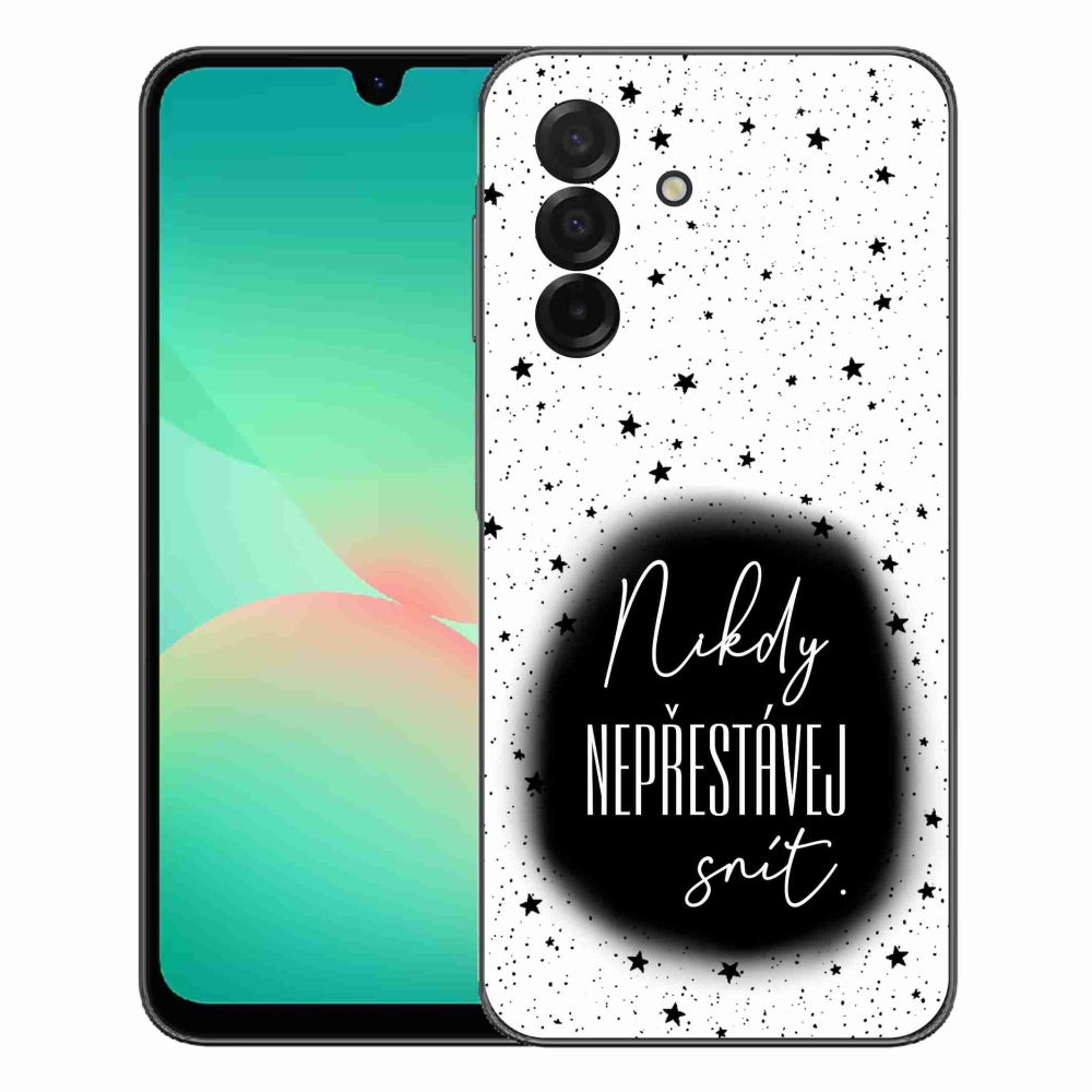 mmCase gél tok a Samsung Galaxy A27 5G-hez – 1. idézet, fekete-fehér háttér