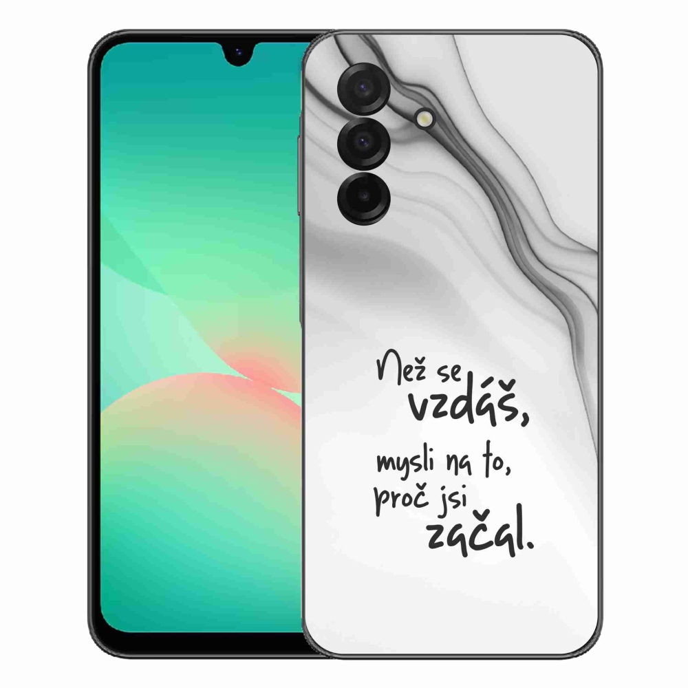 mmCase gél tok a Samsung Galaxy A27 5G-hez – idézet 2, fehér háttérrel