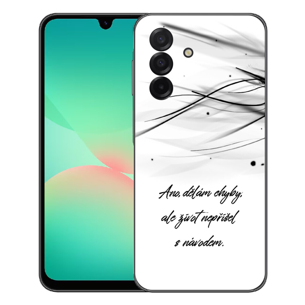 mmCase gél tok a Samsung Galaxy A27 5G-hez – idézet fehér háttérrel