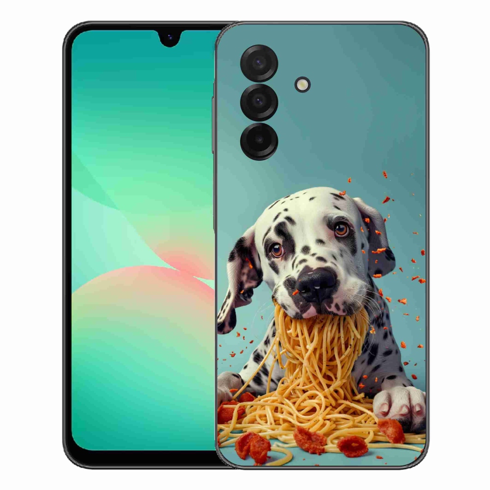 mmCase gél tok a Samsung Galaxy A27 5G-hez – dalmát és spagetti