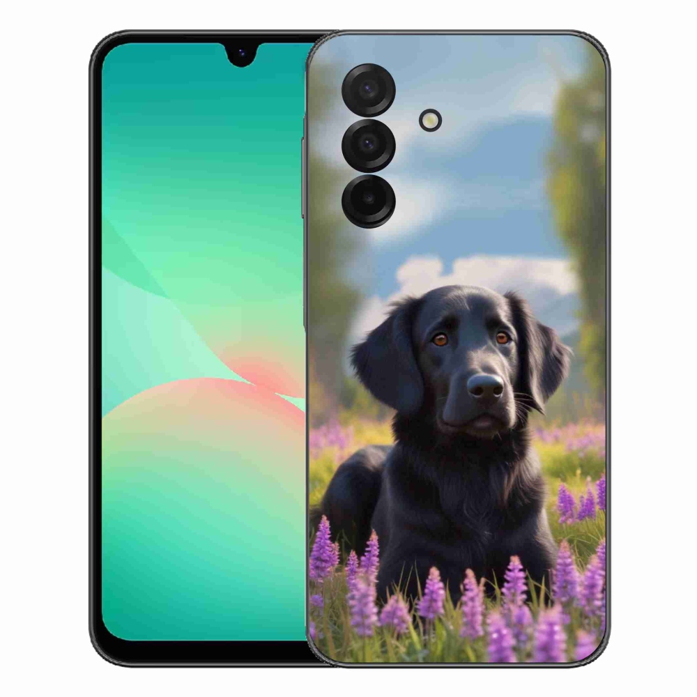 mmCase gélhuzat a Samsung Galaxy A27 5G-hez – elegáns fekete retriever