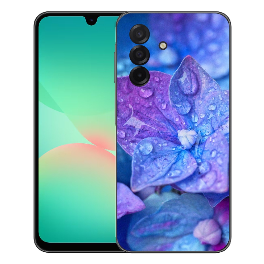 Gél védőhuzat mmCase Samsung Galaxy A27 5G - lila virág