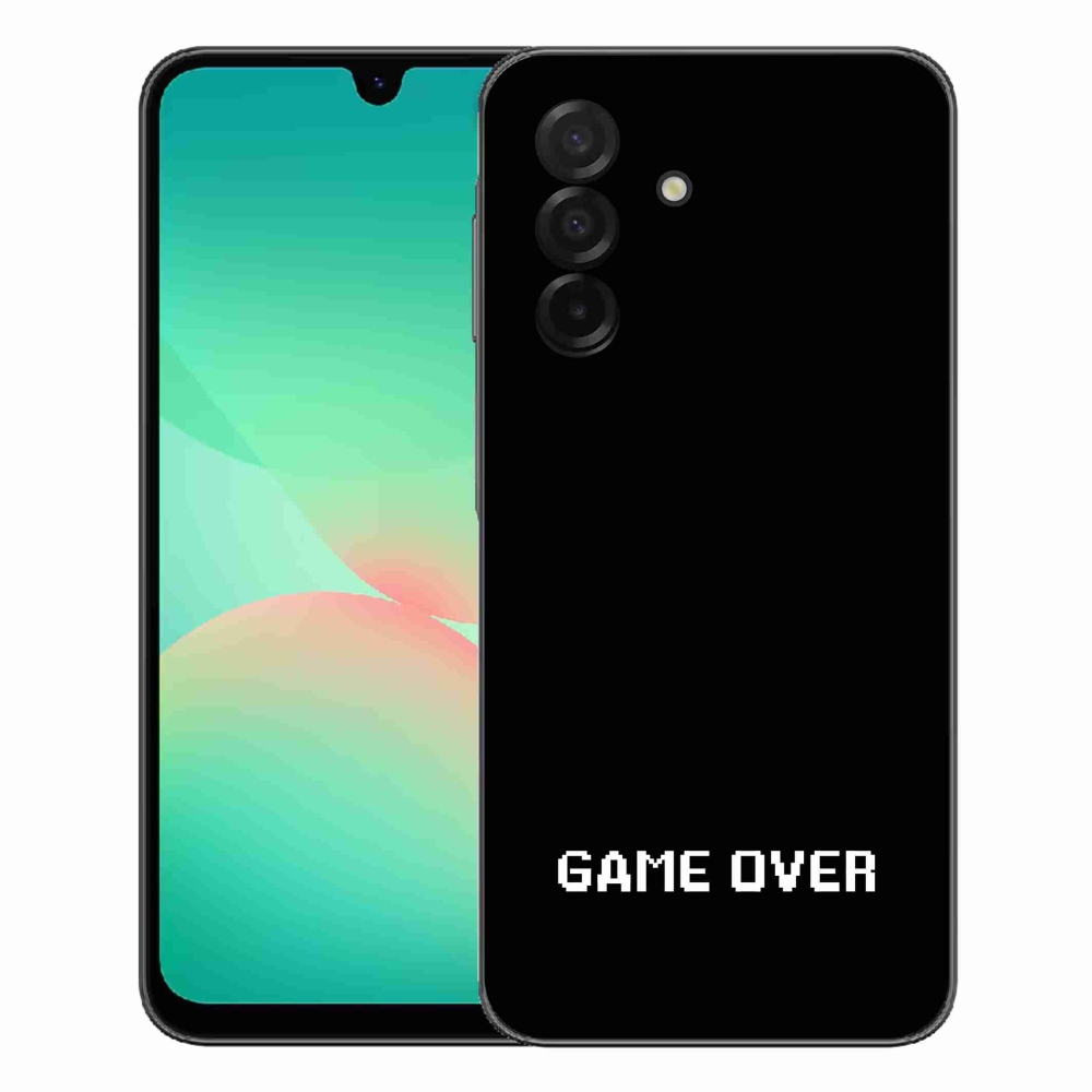 mmCase gél tok a Samsung Galaxy A27 5G-hez – „Game Over” fekete háttérrel
