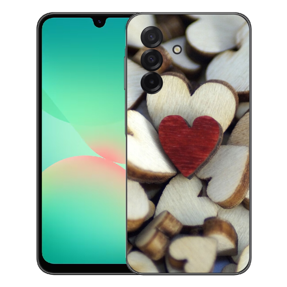 Gél védőhuzat mmCase Samsung Galaxy A27 5G - gravírozott piros szív