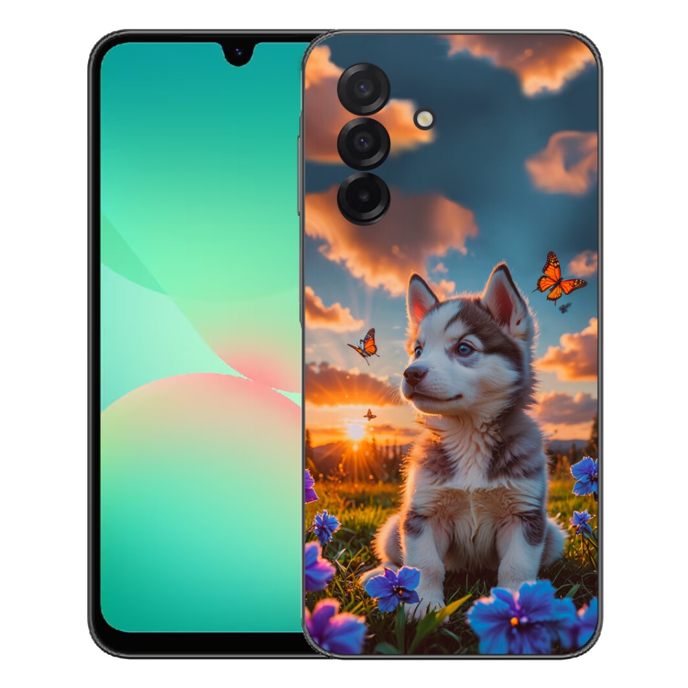 mmCase gél tok a Samsung Galaxy A27 5G-hez – husky naplementekor