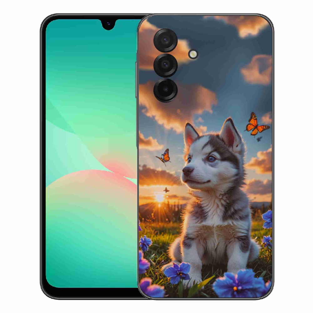 mmCase gél tok a Samsung Galaxy A27 5G-hez – husky naplementekor