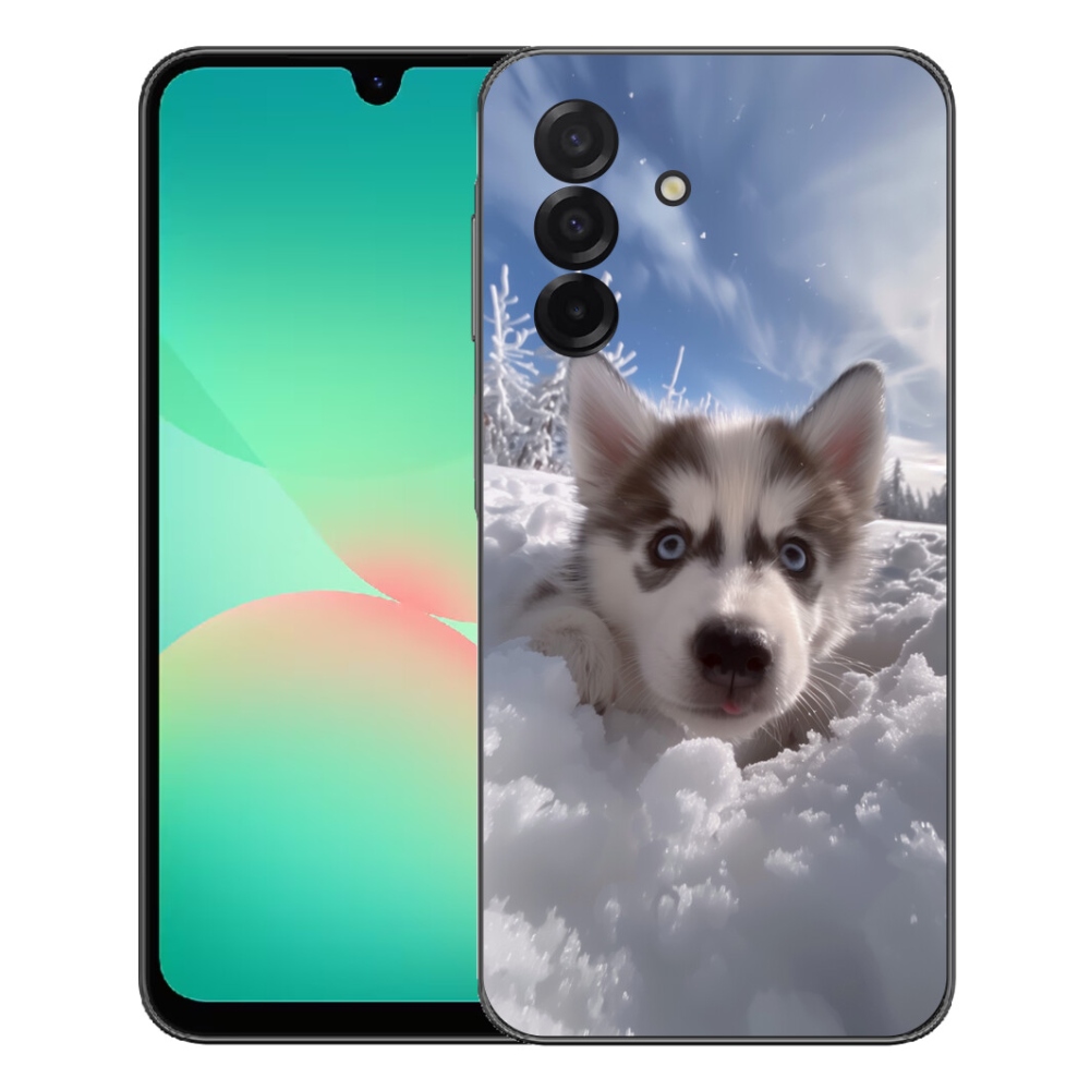 mmCase gél tok a Samsung Galaxy A27 5G-hez – husky a hóban