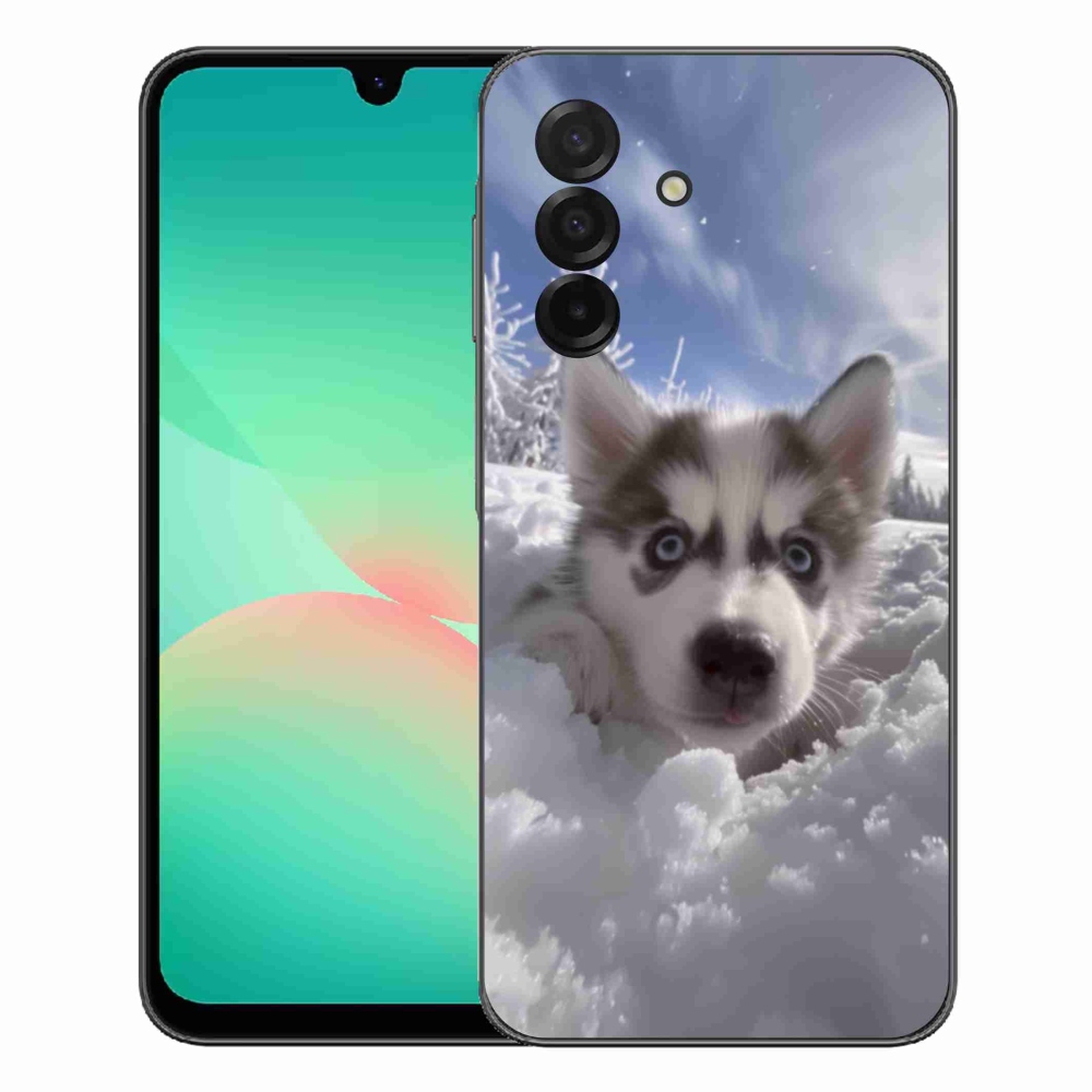 mmCase gél tok a Samsung Galaxy A27 5G-hez – husky a hóban