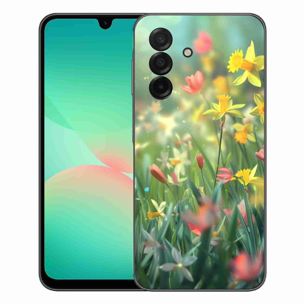 mmCase gél tok a Samsung Galaxy A27 5G-hez – tavaszi virágok