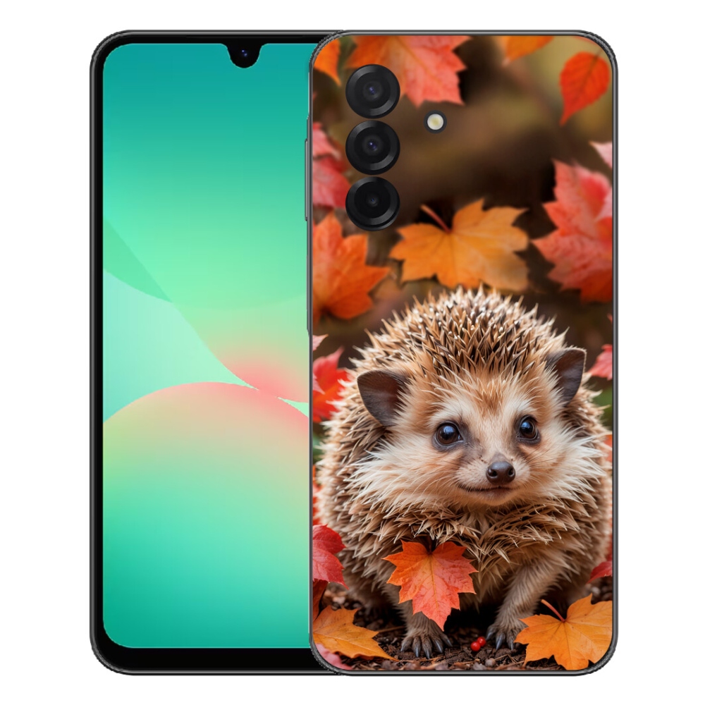 mmCase gél tok a Samsung Galaxy A27 5G-hez – sündisznó a levelek között